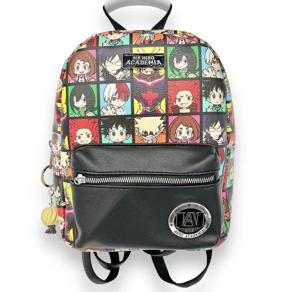 My Hero Academia Chibi Grid OFFICIAL Mini Backpack Bag 9